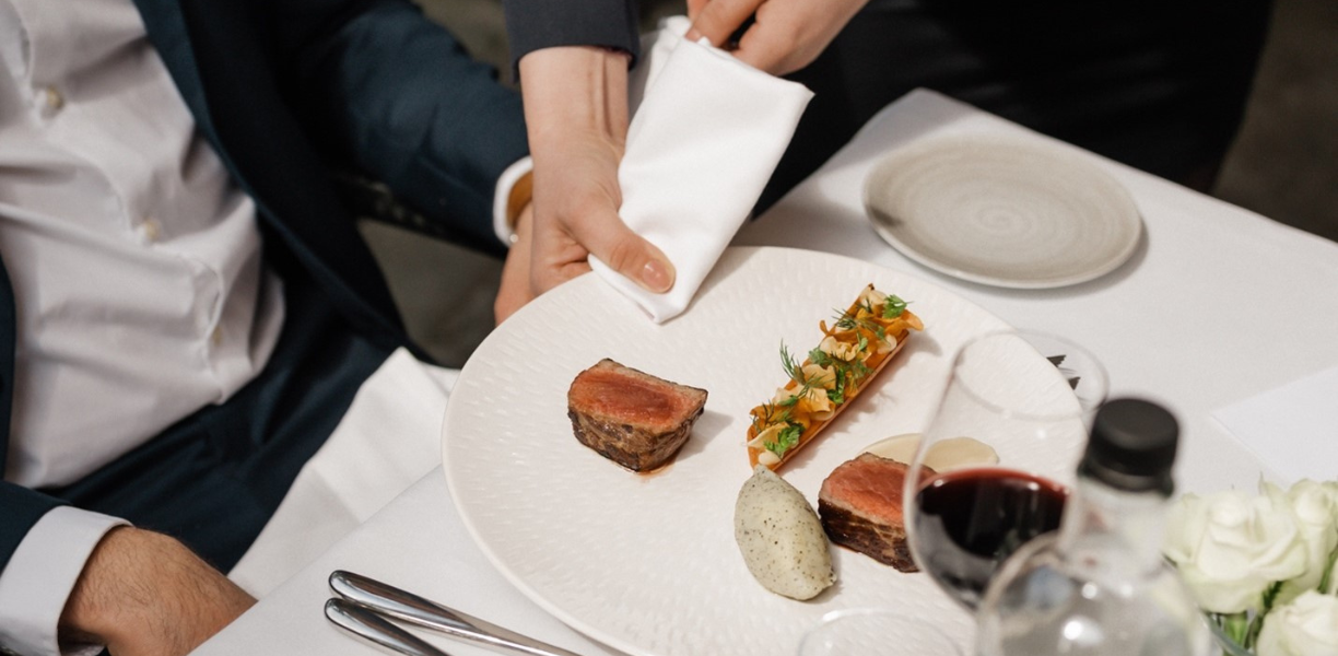 A fine dining experience at the Roseate: where contemporary elegance meets culinary excellence